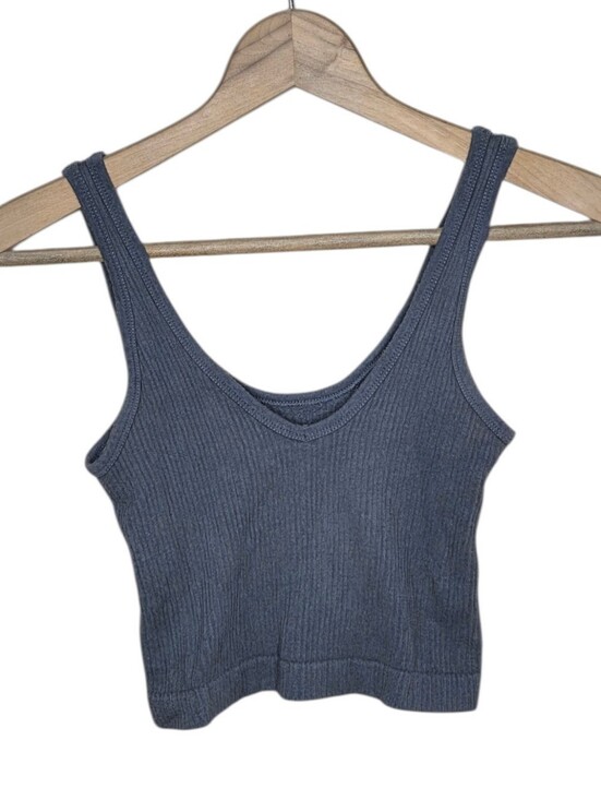 Urban Outfitters Tops - Out From Under Urban Outfitters Gray Ribbed Cropped Tank Top Size Medium